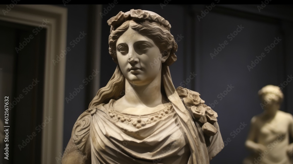 greek statue of a goddess