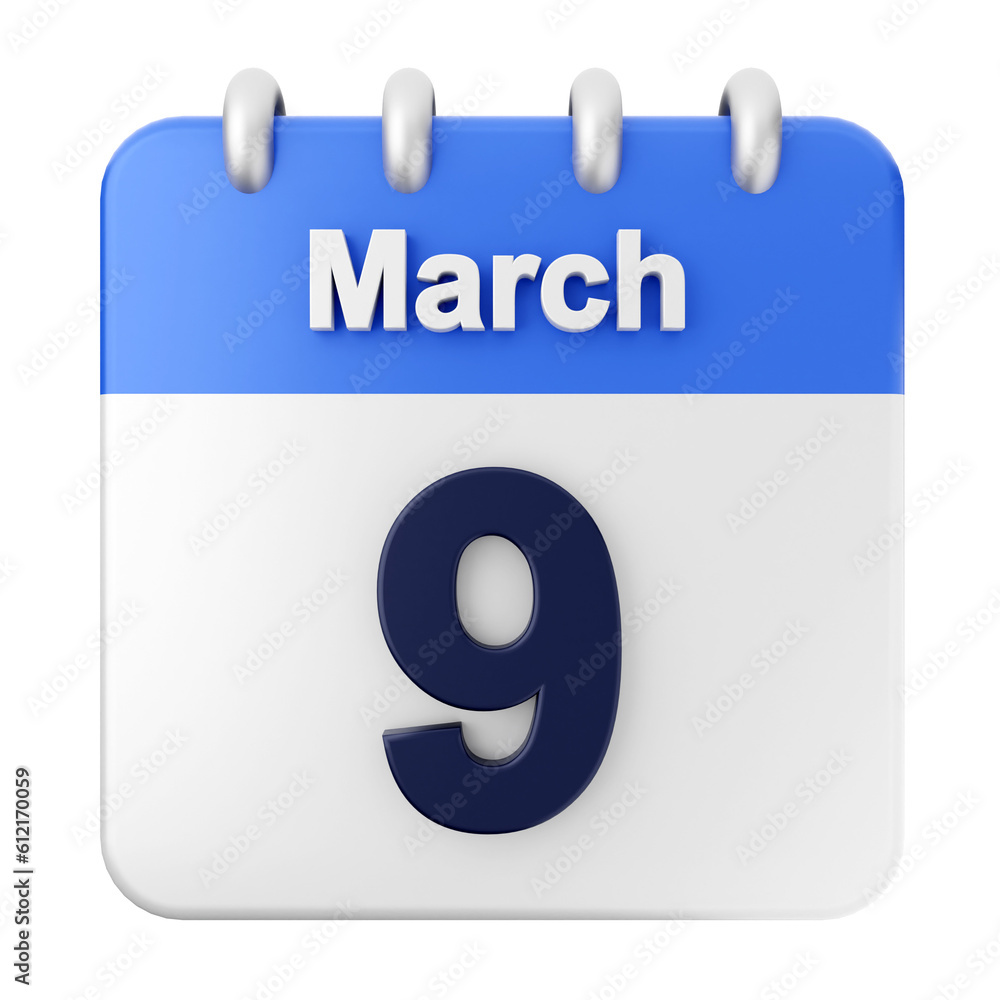 3d calendar icon illustration render 3d calendar icon illustration render