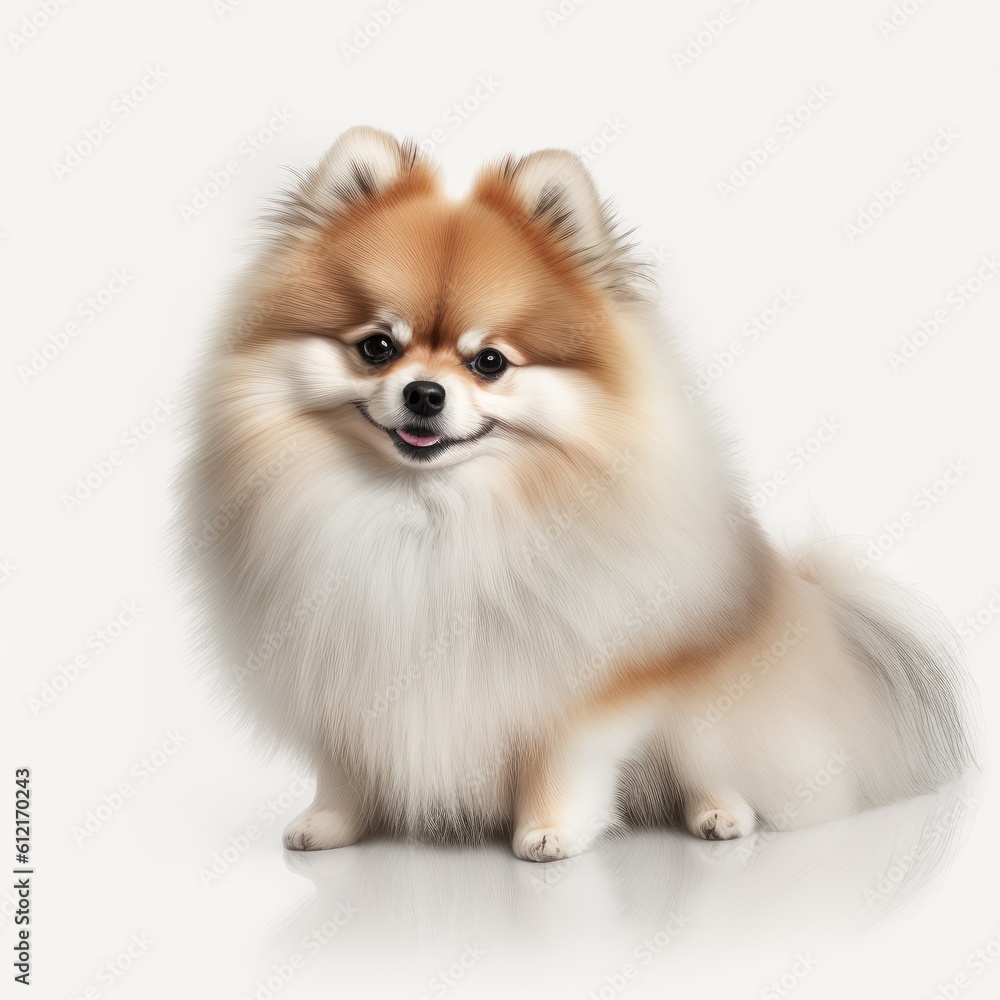 pomeranian dog portrait