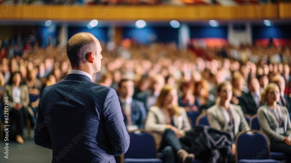 Speaker at Business Conference group of people in a concert hall Speaker at Business Conference group of people in a concert hall