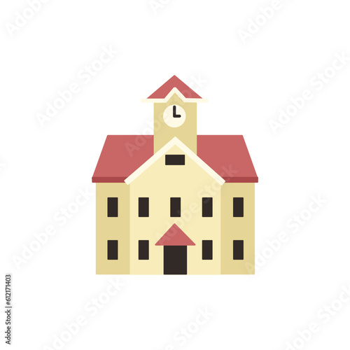 札幌市の時計台　シンプル