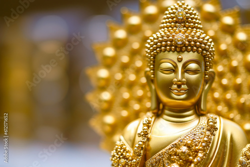 Golden Buddha statue in the temple © NORN