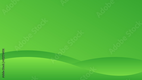 Illustration vector graphic bstract background with green gradient. Wave banner background with soft green color