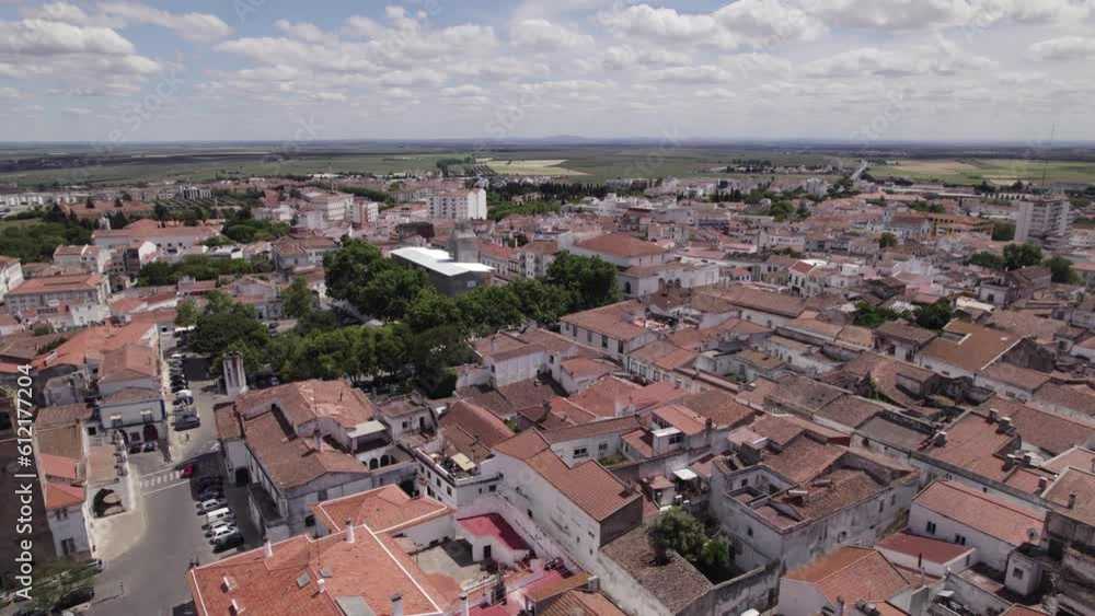 Lovely historic city of beja, aerial overview. Alentejo, Portugal Lovely historic city of beja, aerial overview. Alentejo, Portugal
