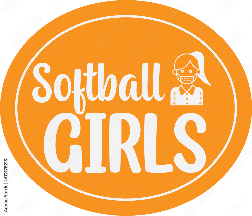 Softball Mom. Baseball T-Shirt design, Vector graphics, typographic posters, or banners.