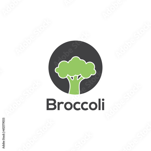 broccoli logo design vector template,