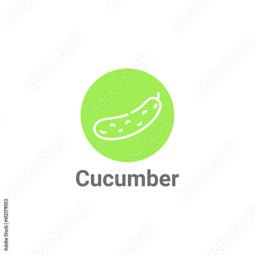 cucumber logo design vector template,