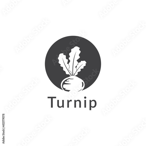 turnip logo design vector template, 