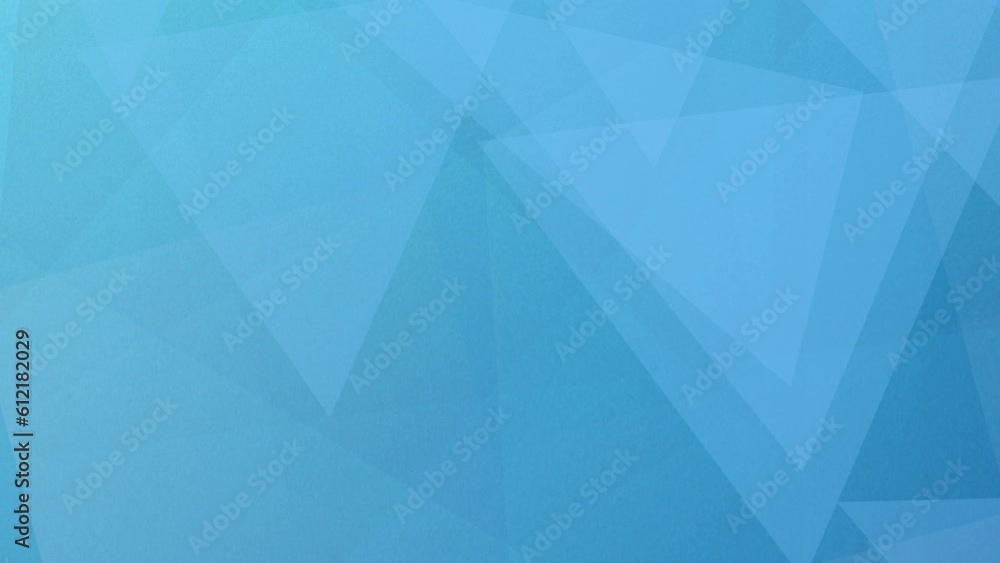 geometric forms Abstract blue background 4k video backdrop moving and rotating triangle shapes