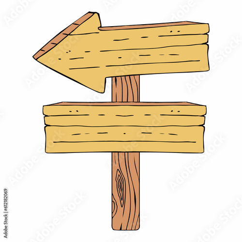 wooden board design to indicate your way