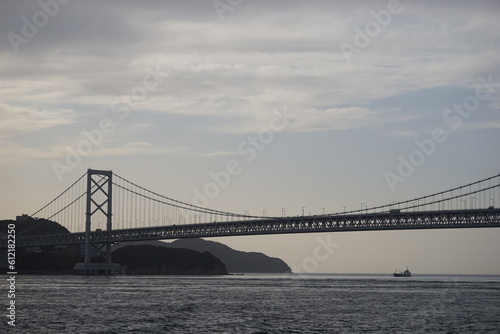 Oonaruto Bridge in-between Tokushima and Hyogo  Japan -                                  