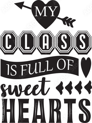 my class is full of sweet hearts