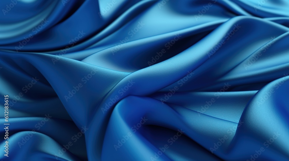 Fototapeta premium blue textile fabric cloth background