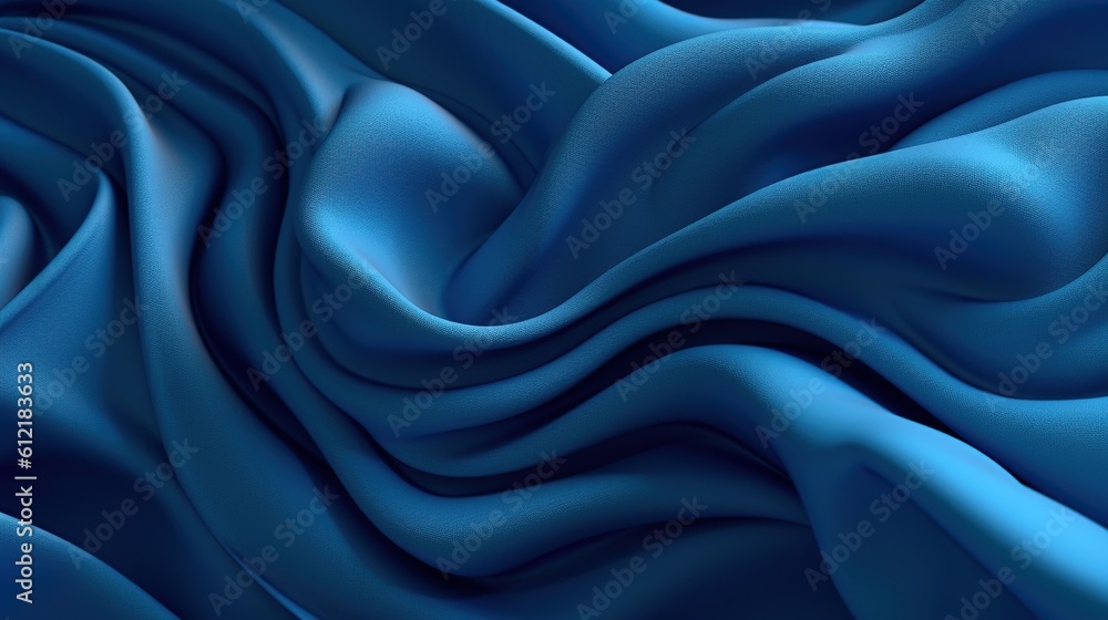 Obraz premium blue textile fabric cloth background 
