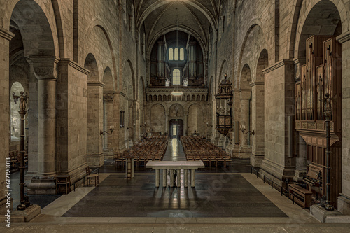 the interior of Lund Cathedral photo