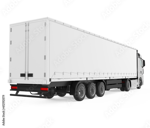 Delivery Truck Isolated
