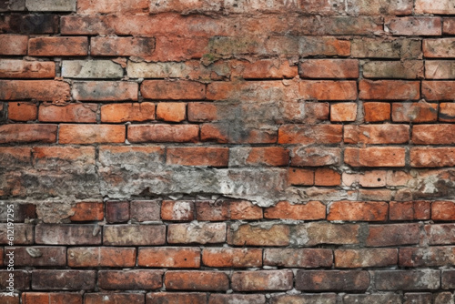 Weathered Brick Texture Background Wallpaper Design