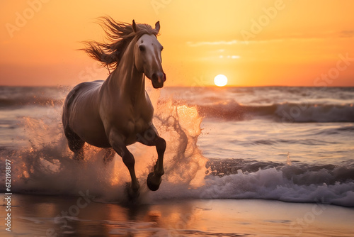 horse on the beach © fadi