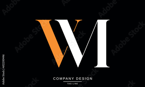 VM, MV, Abstract Letters Logo Monogram photo