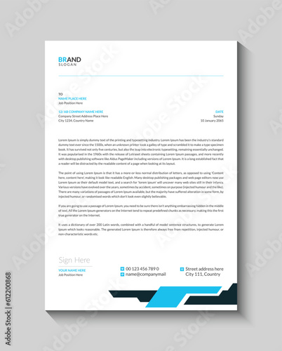 Letterhead design