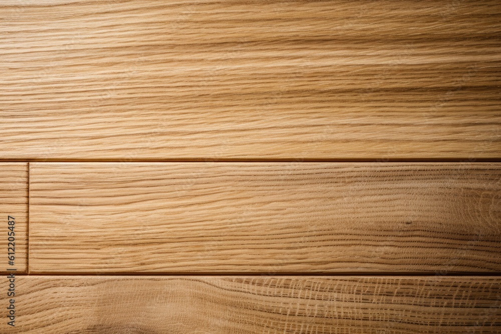 Naklejka premium close-up of a natural light hardwood texture Generative AI