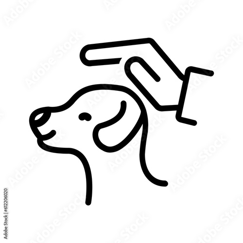 Black line icon for Big pat