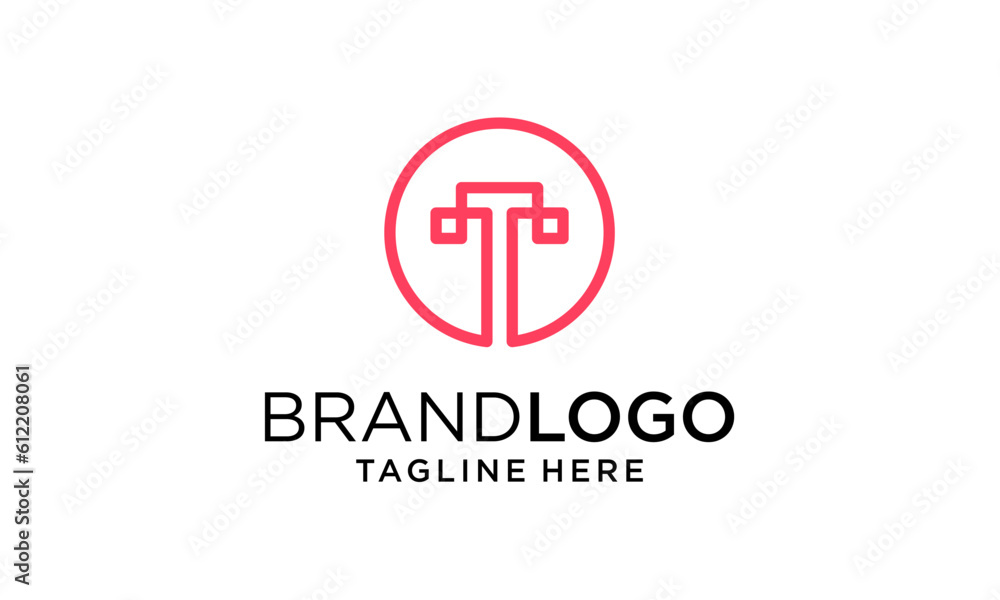 Letter T logo collection with modern concept Premium Vector
