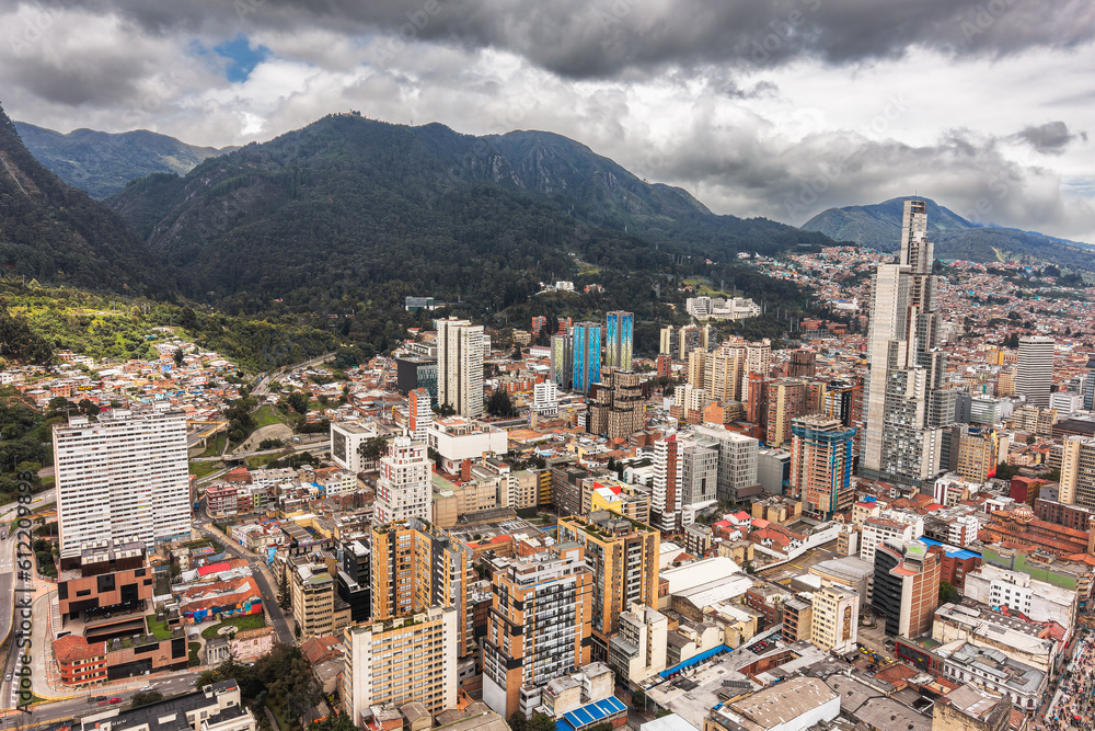 Naklejka premium Bogota Cityscape, HDR Image