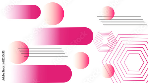 Vector abstract graphic design banner pattern presentation background web template.