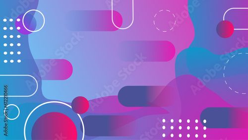 Vector abstract graphic design banner pattern presentation background web template.