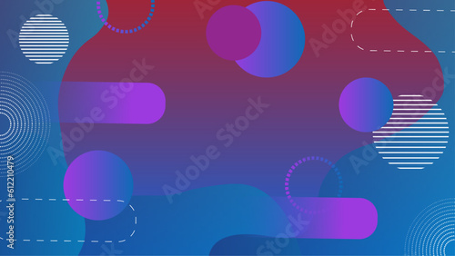 Vector abstract graphic design banner pattern presentation background web template. © Semar Design