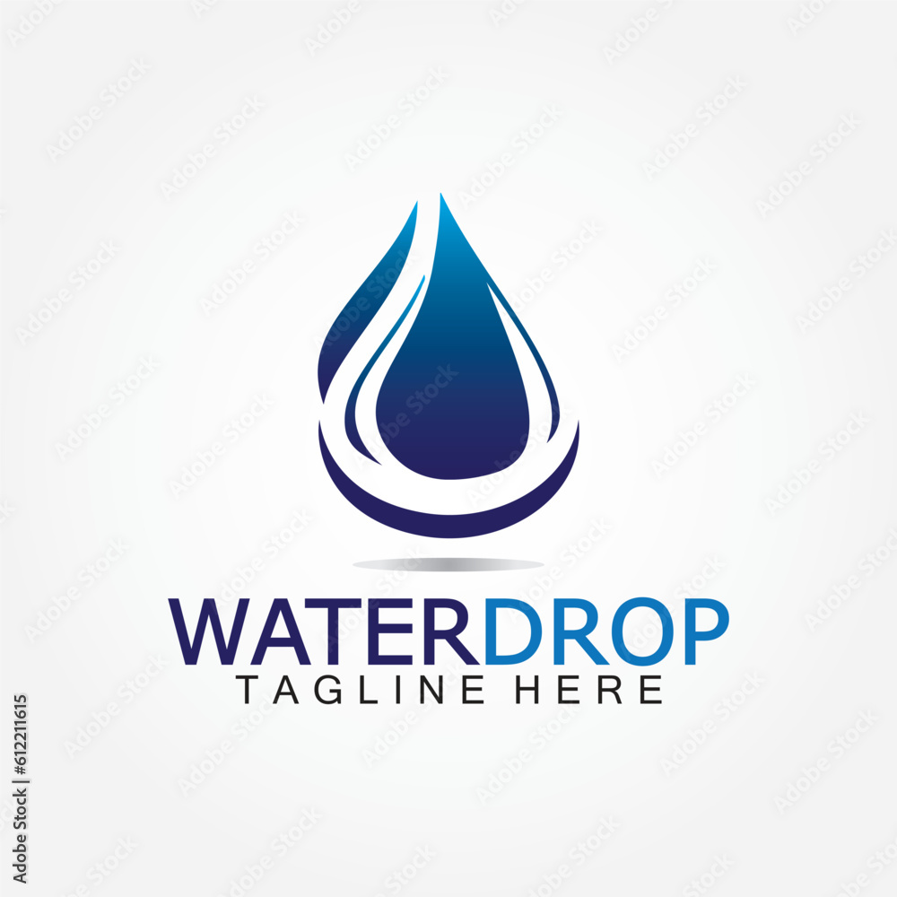 Water Drop Logo Vector Design Template Water Drop Logo Vector Design Template