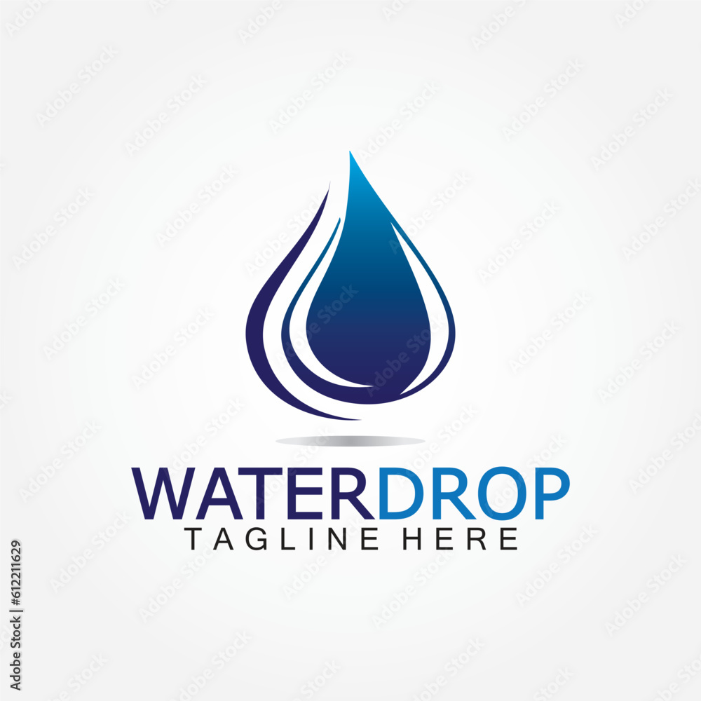 Water Drop Logo Vector Design Template Water Drop Logo Vector Design Template