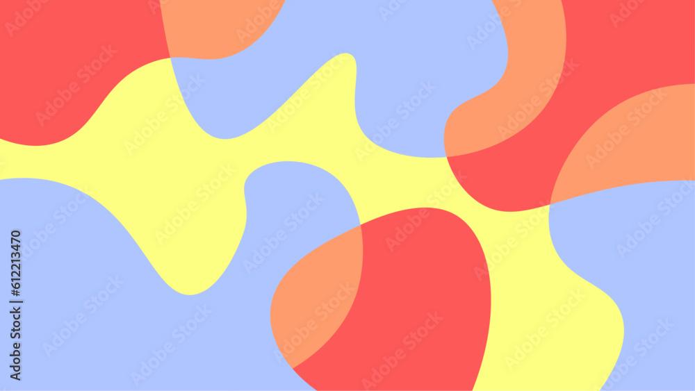 Abstract Shape Colourful Background