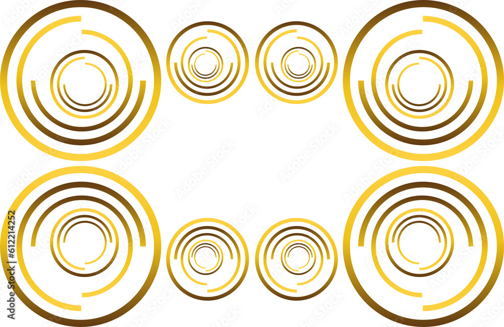 abstract gold floral design element abstract gold floral design element