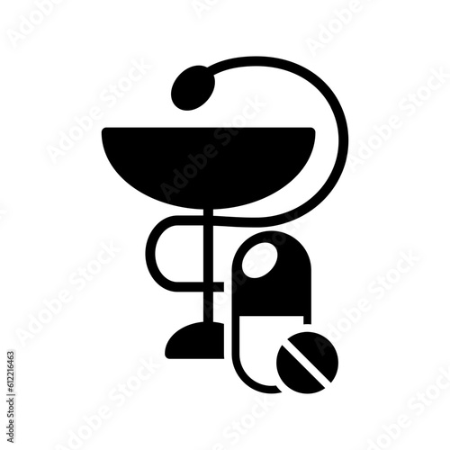 pharmacy symbol with medicine icon vector photo