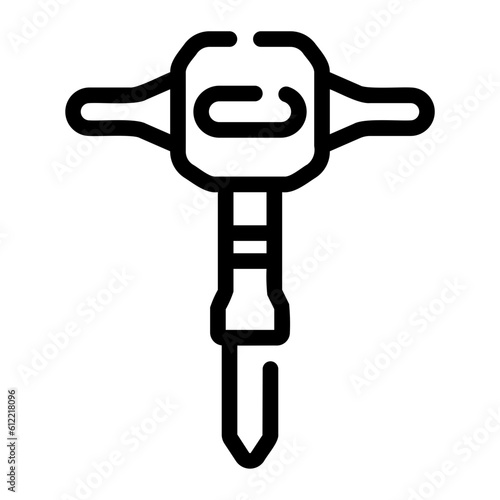 jackhammer Line Icon