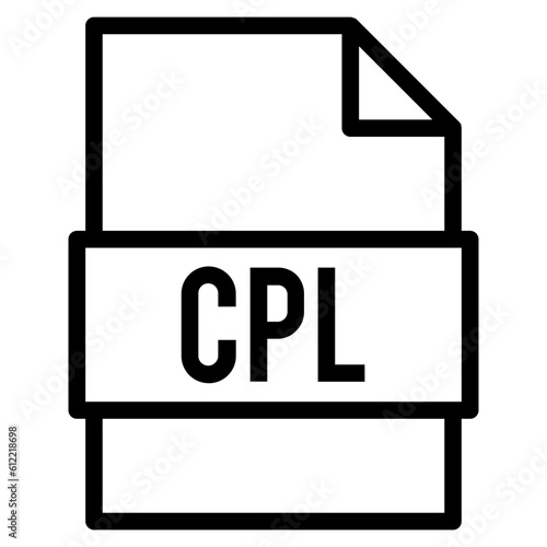 CPL file format extension icon