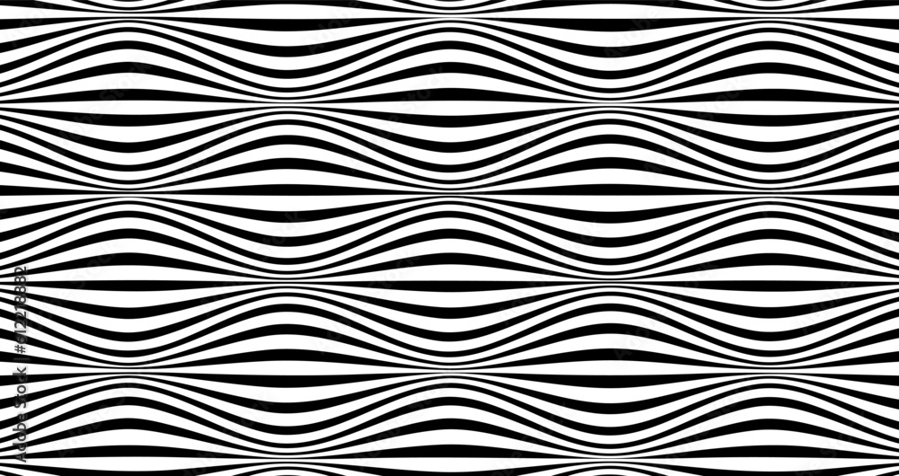 Wave of optical illusion. Wave of optical illusion.