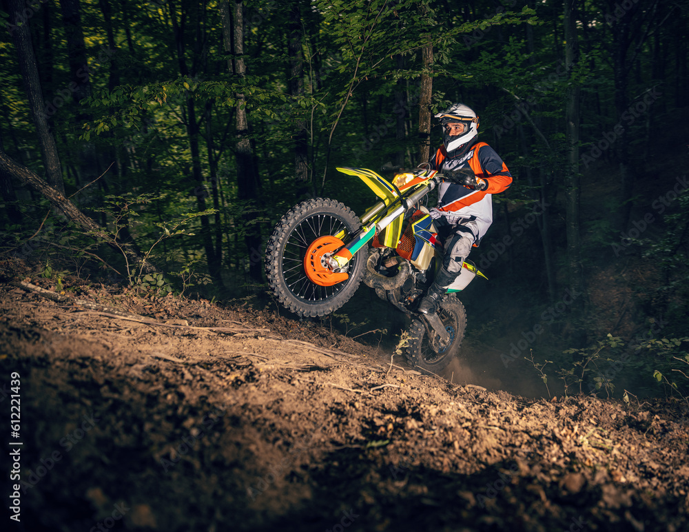Motorcyclist on a sport motorcycle rides Motorcyclist on a sport motorcycle rides