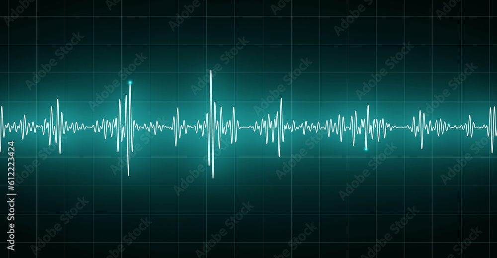 equalizer vibration tune audio wave eq waveform line heart wave 3d illustration equalizer vibration tune audio wave eq waveform line heart wave 3d illustration