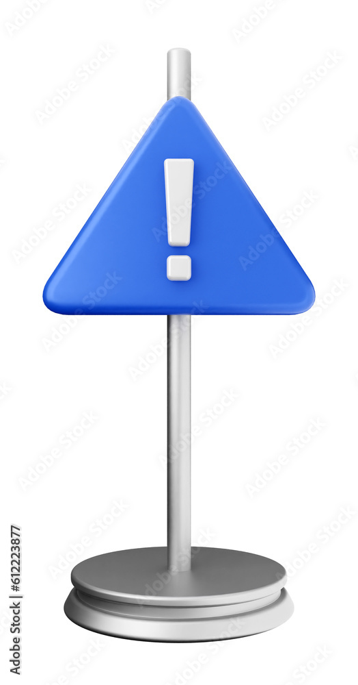 3d caution warning danger alert sing icon illustration render 3d caution warning danger alert sing icon illustration render