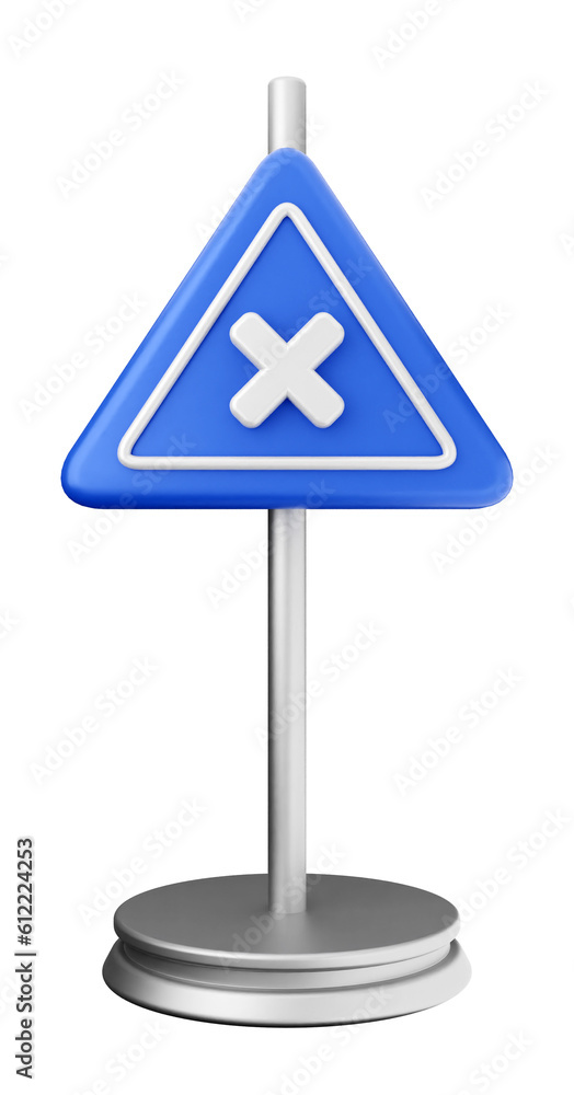 3d caution warning danger alert sing icon illustration render 3d caution warning danger alert sing icon illustration render