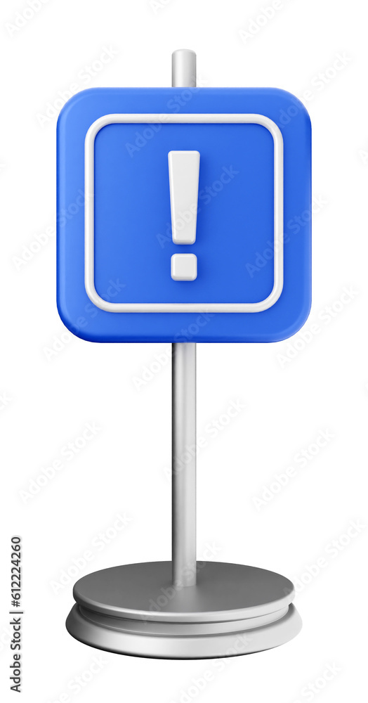 3d caution warning danger alert sing icon illustration render 3d caution warning danger alert sing icon illustration render