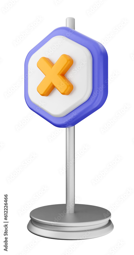 3d caution warning danger alert sing icon illustration render 3d caution warning danger alert sing icon illustration render
