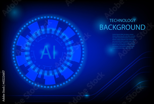 Abstract technology background Hi-tech communication concept innovation background. Vector illustration.