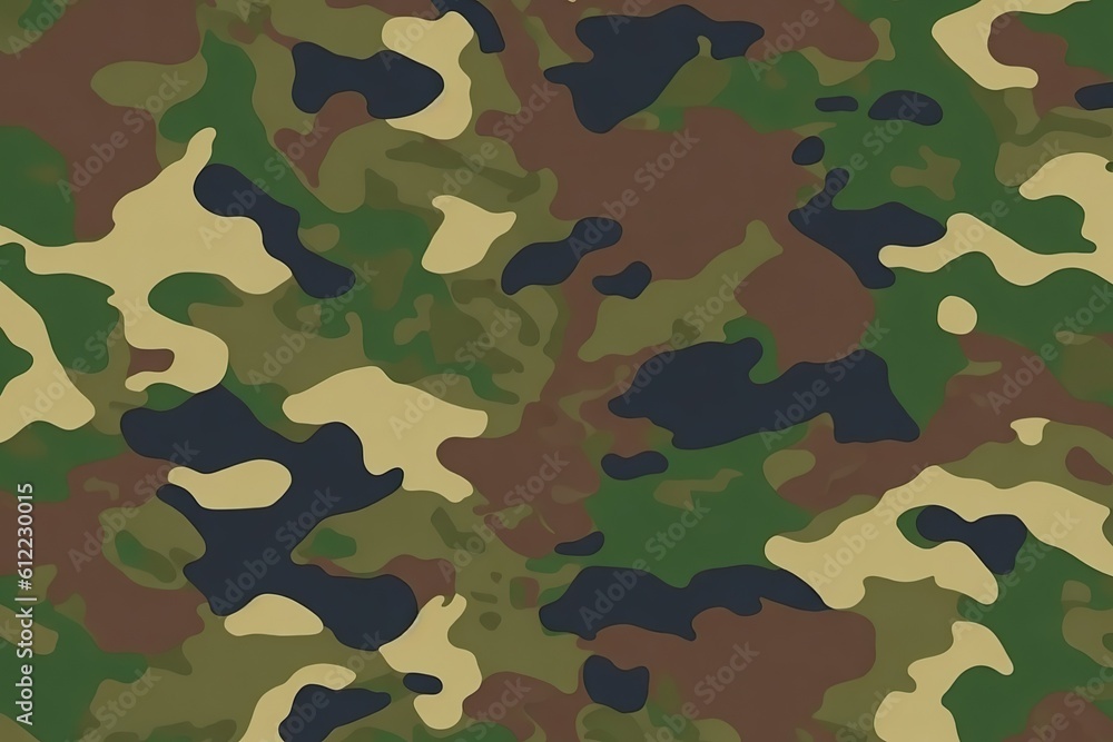 Fototapeta premium Military pattern