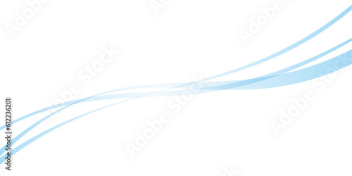 抽象的な青の曲線 © メガネ