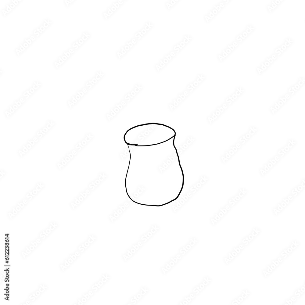 glass jug and glass doodle glass jug and glass doodle