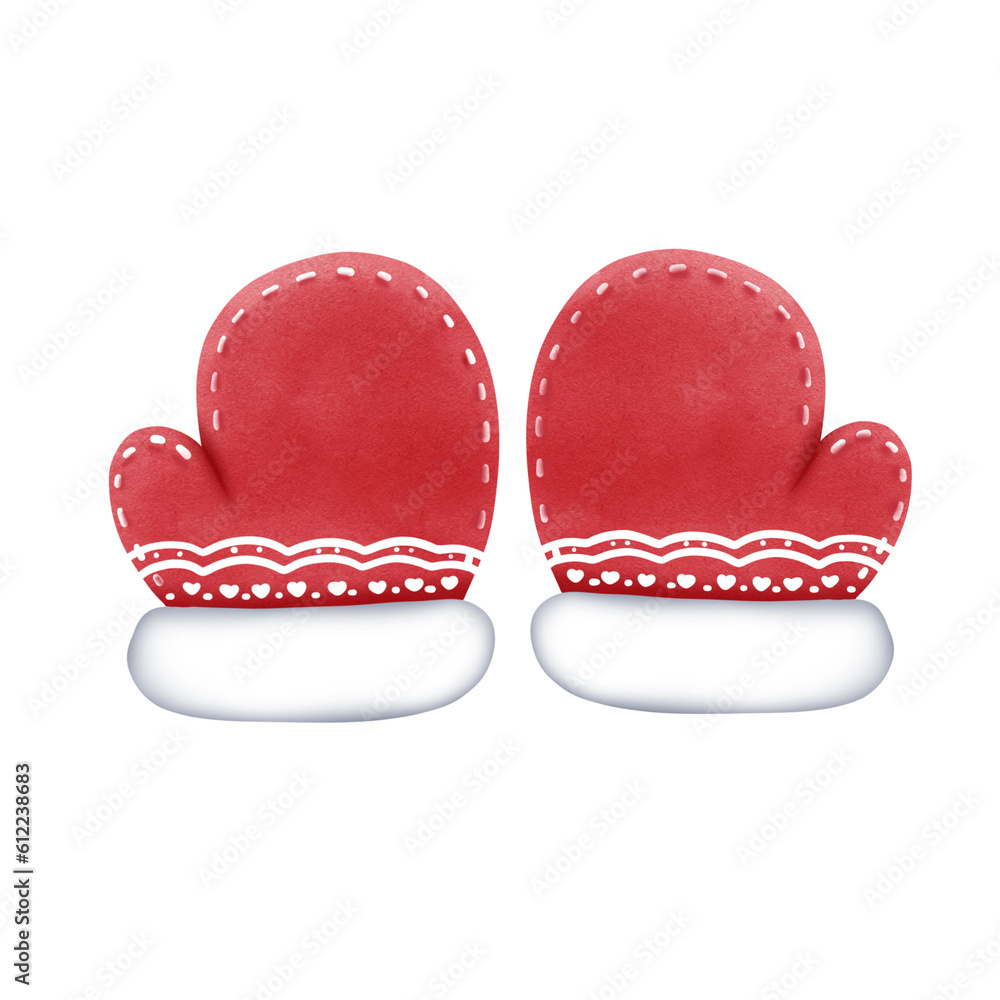 Santa Claus gloves Santa Claus gloves
